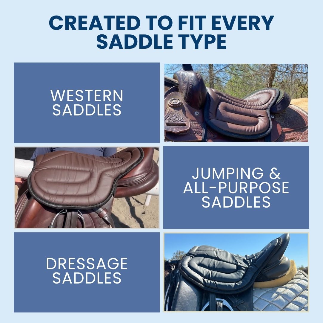 Soft Equestrian Seat Pad (Extra Comfort)