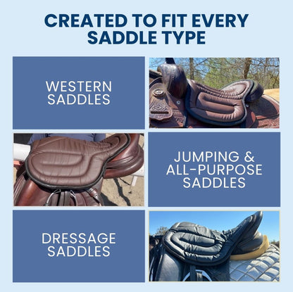 Soft Equestrian Seat Pad (Extra Comfort)