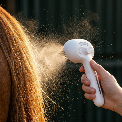 Soie — Brosse brumisatrice pour crinière et queue